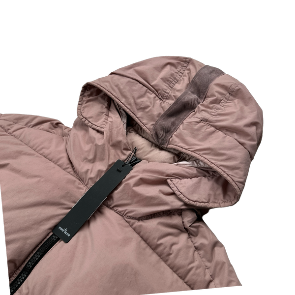 Stone Island 2022 Pink Naslan Light Watro Down TC Puffer - XL