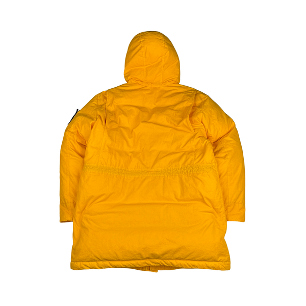 Stone Island 2022 Yellow Opaque Nylon Twill Down TC Puffer - Large