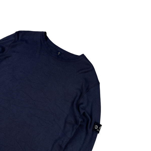 CP Company Vintage 90's Navy Lightweight Junior Crewneck - XS