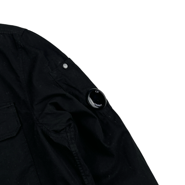 CP Company Black Cotton Overshirt - Medium