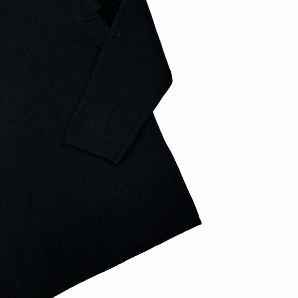 Stone Island X Dover Street Market 2023 Ghost Black Thick Wool Printed Crewneck Jumper - Large