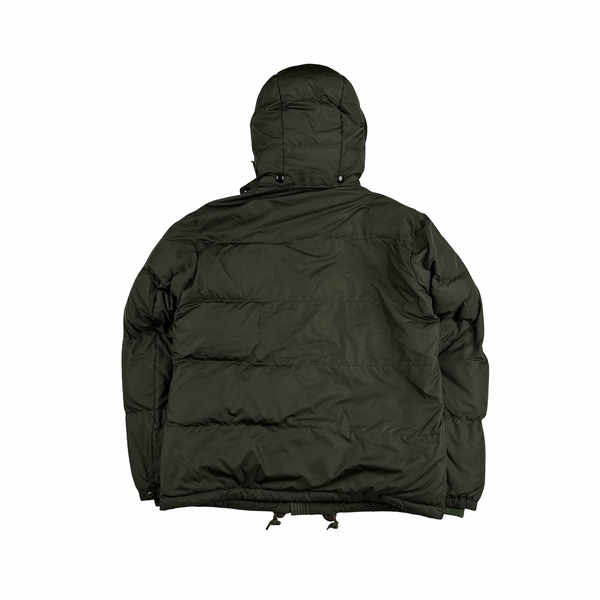 Ralph Lauren Khaki Quilted Multi Pocket Hooded Jacket - Medium