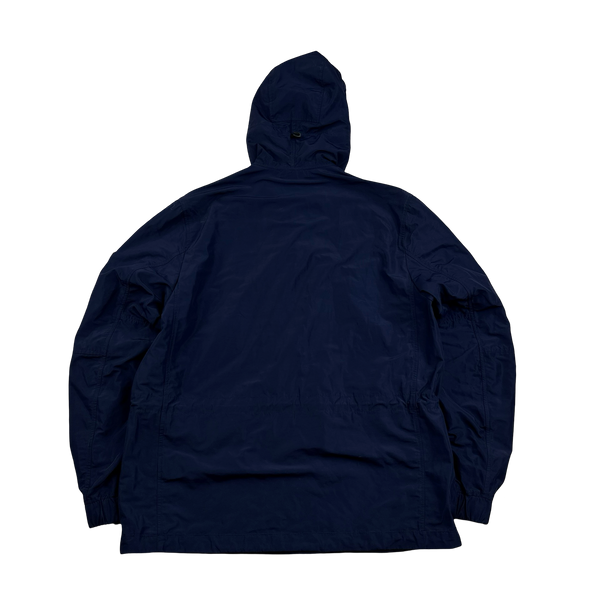 Stone Island 2018 Navy Micro Reps Parka Jacket - Large