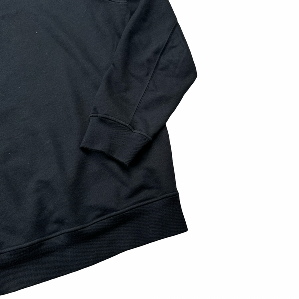 Stone Island 2023 Black Quarter Zip Jumper - XL