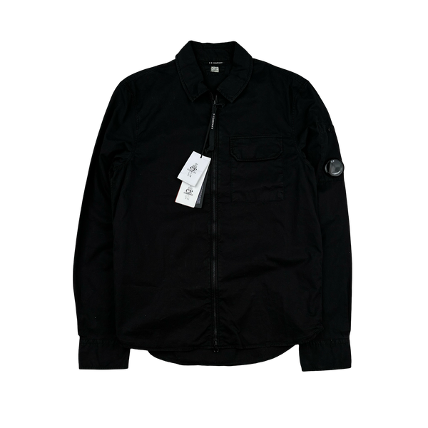 CP Company Black Cotton Overshirt - XS