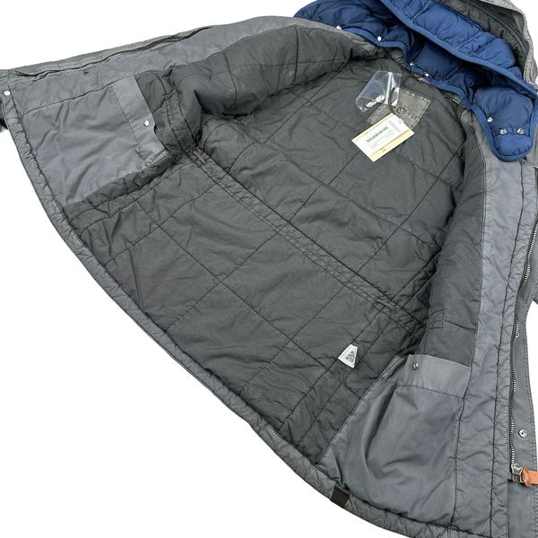 Nemen Grey Multi Pocket Double Lined Hood Smock Jacket - Large