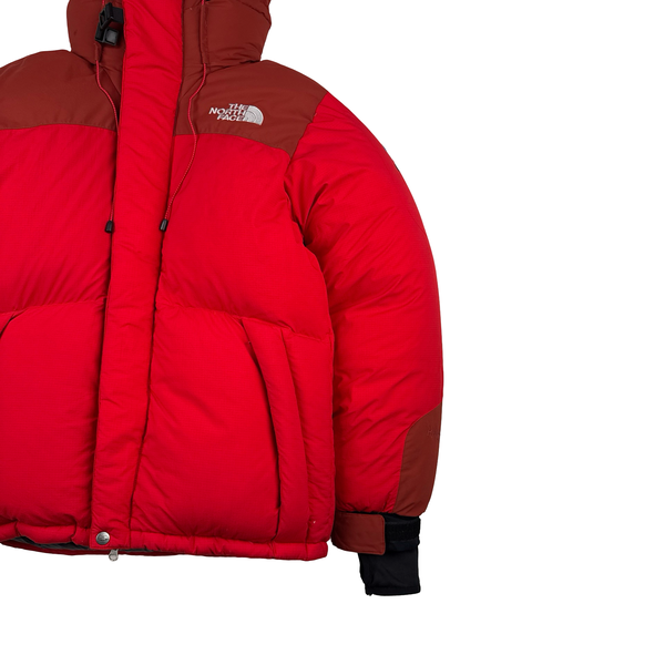 North Face Red Summit Series UIAA Hyvent Alpha Down Hooded Puffer Jacket - Medium