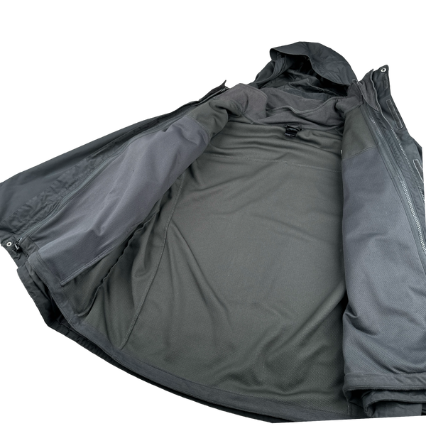 North Face Grey Dual Layer 3 in 1 HyVent Rain Jacket - XL