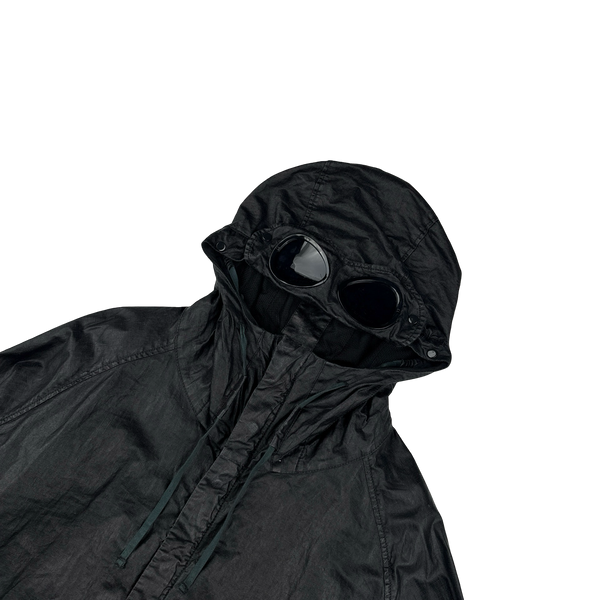 CP Company x Clarks Originals Black Lino Wax Goggle Jacket - XL