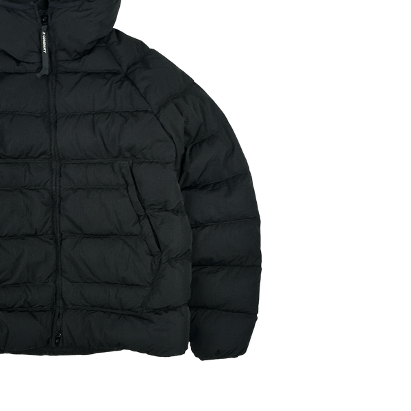 CP Company Black ECO CHROME-R Down Filled Puffer Jacket - Medium