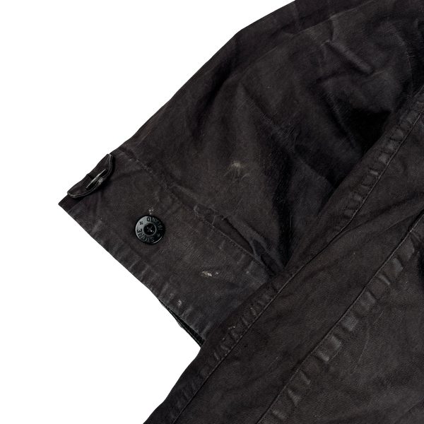 Stone Island 2005 Paul Harvey Lino Flax Dutch Rope Fishtail Parka Jacket - XL