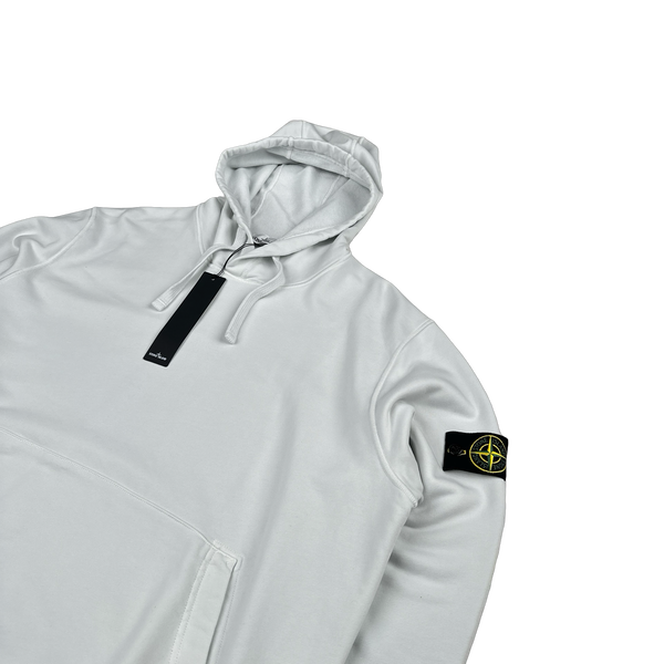 Stone Island 2022 White Pullover Hoodie - XXL