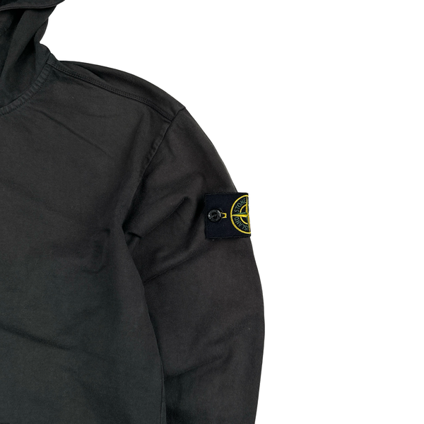 Stone Island 2019 Dark Grey Cotton Zipped Hoodie - Small