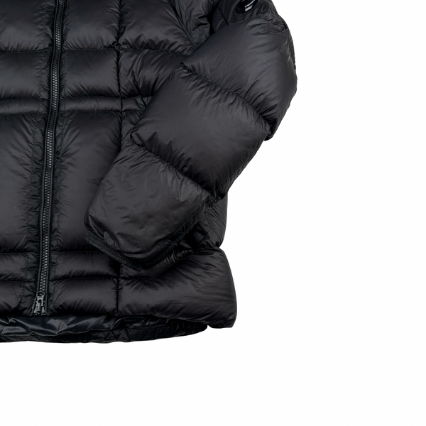 CP Company Black Down Filled DD Shell Lens Viewer Puffer Jacket - XL