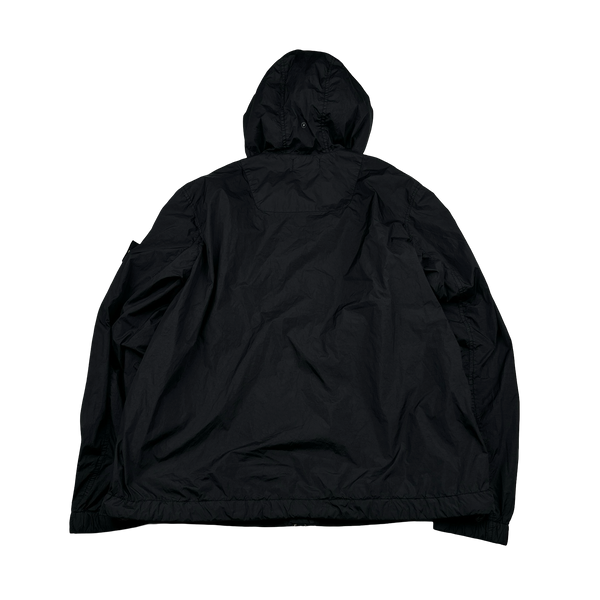 Stone Island 2024 Black Crinkle Reps R-NY Jacket - XL