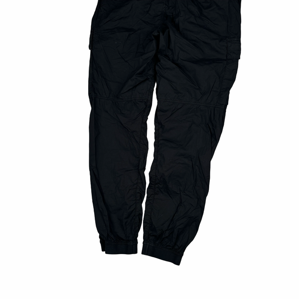 Stone Island 2023 Black RE T Cargo Trousers - 34"