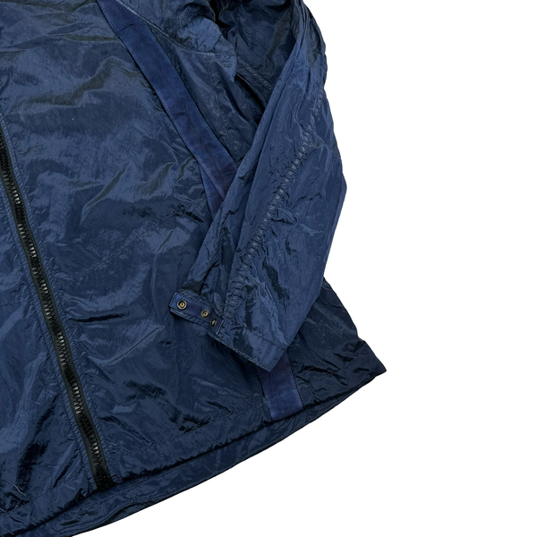 Stone Island 2010 Nylon Metal Shimmer Navy Jacket - XXL