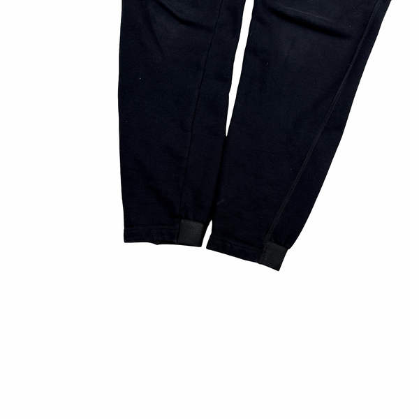 Paul And Shark Black Cotton Netted Pocket Joggers - Medium