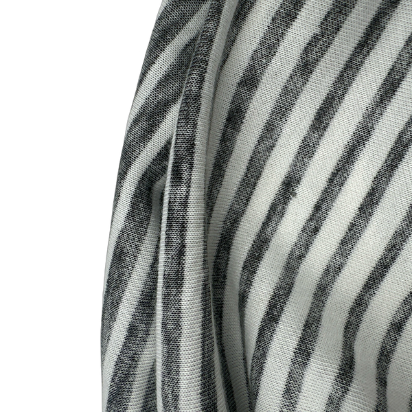 Stone Island 2009 Grey Striped Gradient Spellout T Shirt - Large