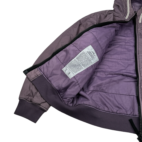 Stone Island 2020 Lavender Garment Dyed Primaloft TC Jacket - XL