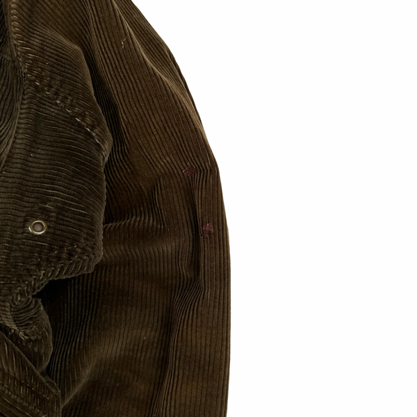 Ralph Lauren Brown Corduroy Cotton Lined Multi Pocket Jacket - Medium