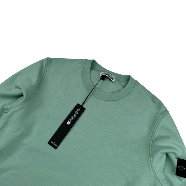 Stone Island 2024 Mint Green Crewneck Jumper Small