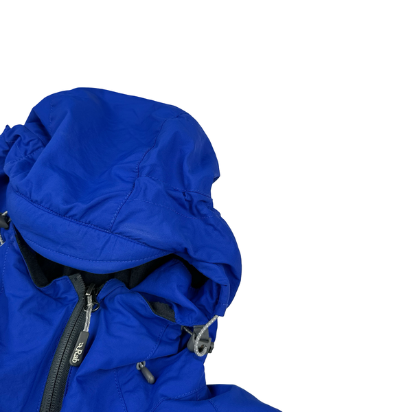 RAB Blue Pertex Vapour-Rise Waterproof Rain Jacket - Small