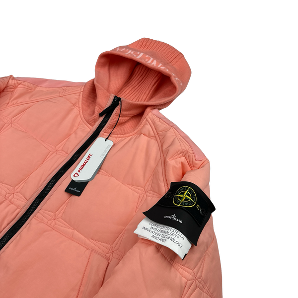 Stone Island Pink 2022 Capo Campionario Primaloft Puffer - Large