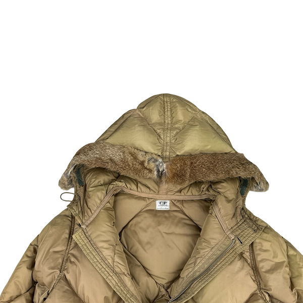 CP Company Vintage Piuma Doca Down Fur Hood Jacket - Small