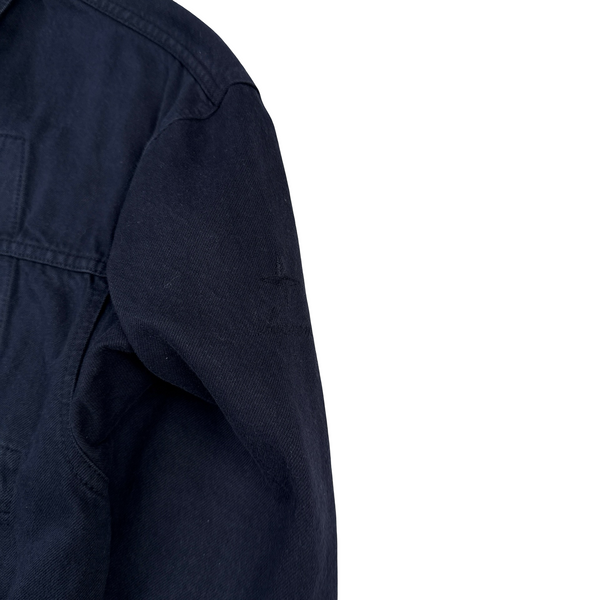 Stone Island x Supreme 2023 Black Bull Denim TC Jacket - Medium