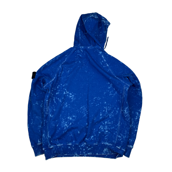 Stone Island 2022 Camo OVD Blue Pullover Hoodie - XL