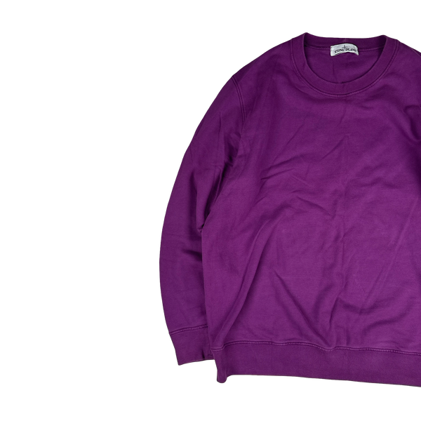 Stone Island 2021 Violet Crewneck Sweatshirt - XXL