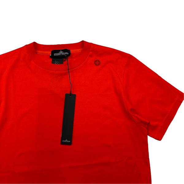 Stone Island Red 2021 Shadow Project T Shirt - Medium