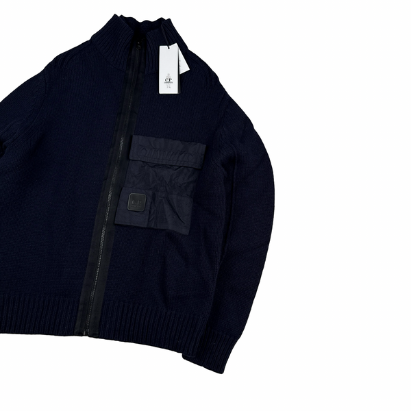 CP Company Heavyweight Zipped Knit Metropolis Jumper - XL