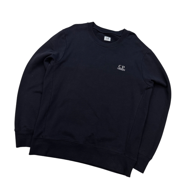 CP Company Navy Spellout Jumper - Large