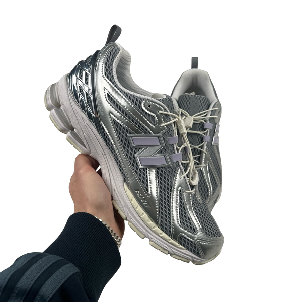 New Balance x The Basement 1906 'Day Chrome' Silver Trainers - UK 10