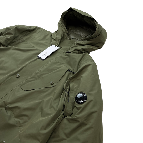 CP Company Green Micro M Down Lens Viewer Jacket - XL