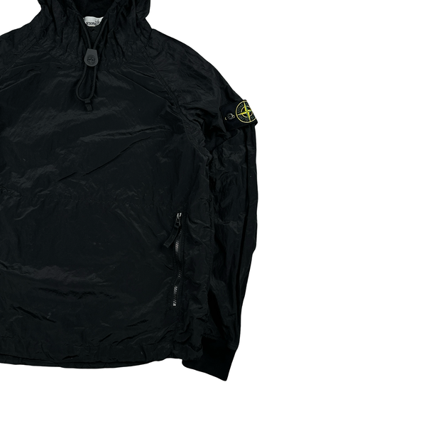 Stone Island 2018 Black Nylon Metal Smock - Small