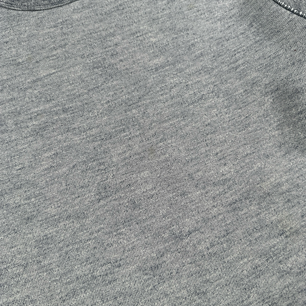 Stone Island Grey Cotton Crewneck Jumper - Medium