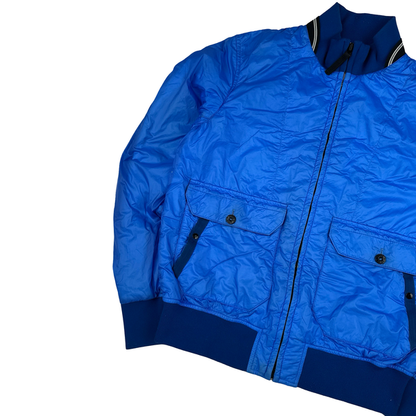 Stone Island 2009 Blue Tyveck Mesh Lined Jacket - Medium