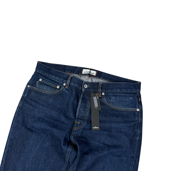 Stone Island 2017 Slim Fit Dark Denim Jeans - 34"