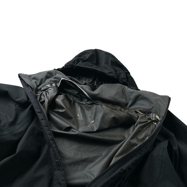 North Face Black Gore-Tex HyVent Rain Jacket - XXL