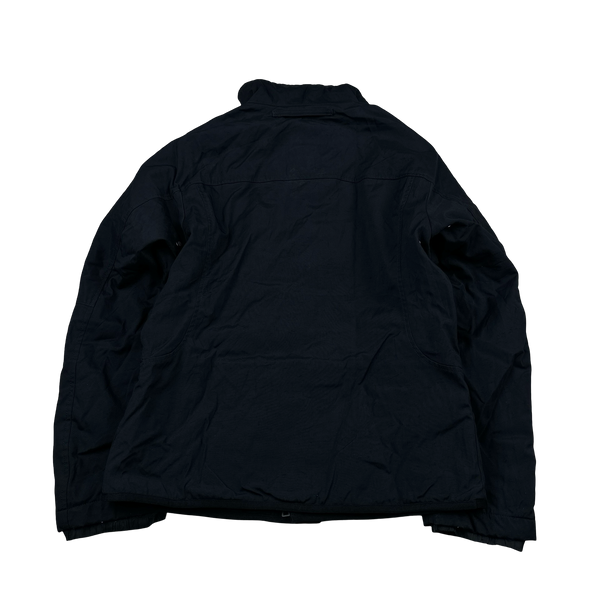 Prada Fleece Insulated Navy Nylon Red Tab Jacket - Medium