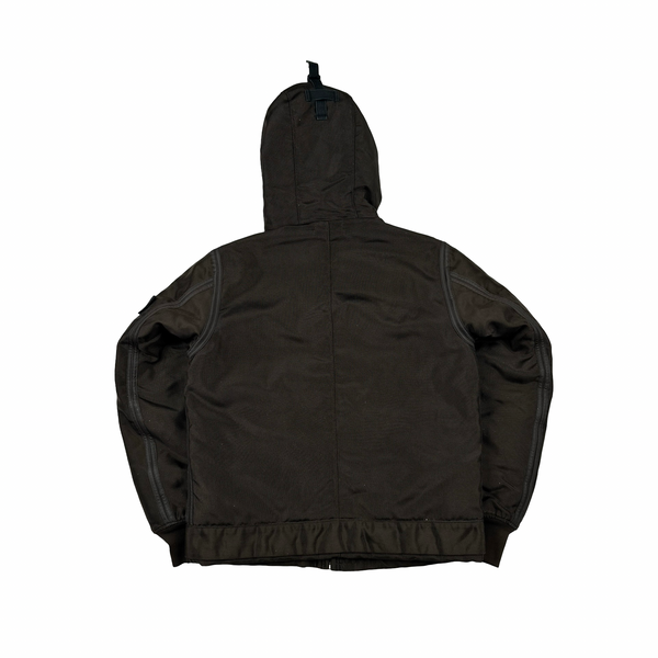 Stone Island 2010 Brown Oxford Nylon Parka Jacket - Large