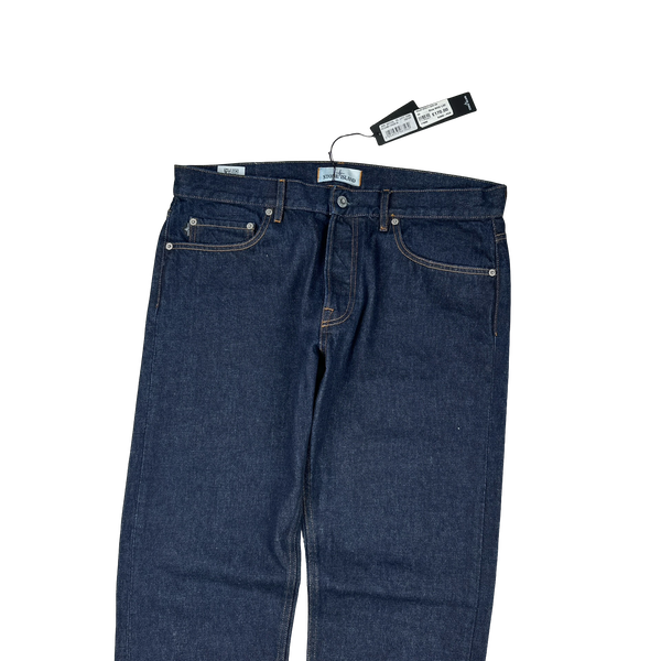 Stone Island 2018 Regular Fit Dark Denim Jeans - 34"