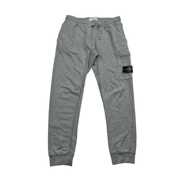 Stone Island 2018 Grey Cotton Joggers - Medium