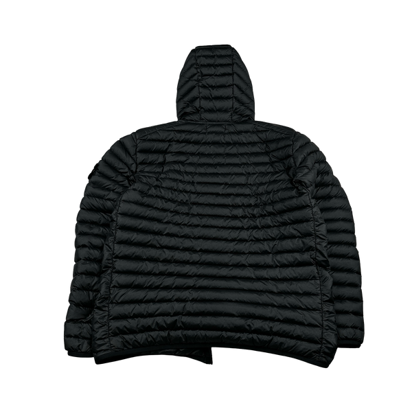 Stone Island 2022 Black Loom Woven R Nylon Down TC Puffer - Large