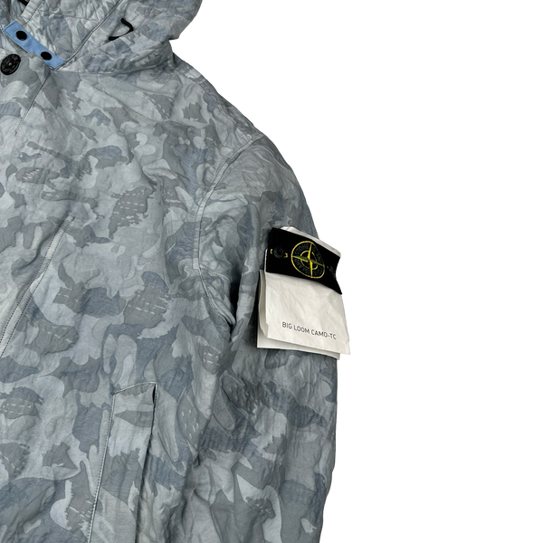 Stone Island 2020 Blue Big Loom Camo TC Jacket - Large