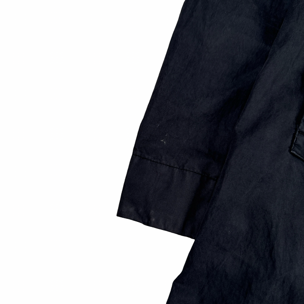 Stone Island 2019 Black 50 Fili Resinata Ghost Parka Jacket - Medium