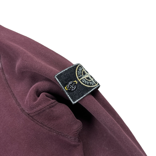 Stone Island 2018 Purple Frost Crewneck Sweatshirt - Large